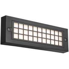 Φωτιστικό Επίτοιχο LED 6W 230V 3000K Θερμό Φως Πλαστικό Μαύρο IP65 7806